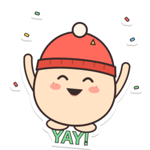 Pip — Yay / celebrate sticker