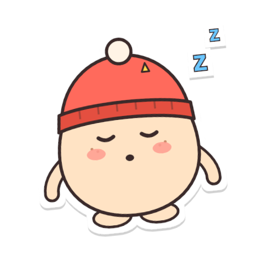 Pip — Sleepy sticker